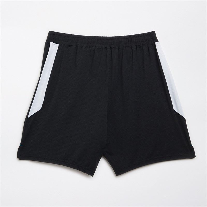 Castore Mens NUFC Newcastle United Pro Home Shorts Caviar/Brilliant White