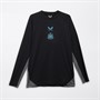 Castore Mens NUFC Newcastle United Long Sleeve T-Shirt Black/Grey