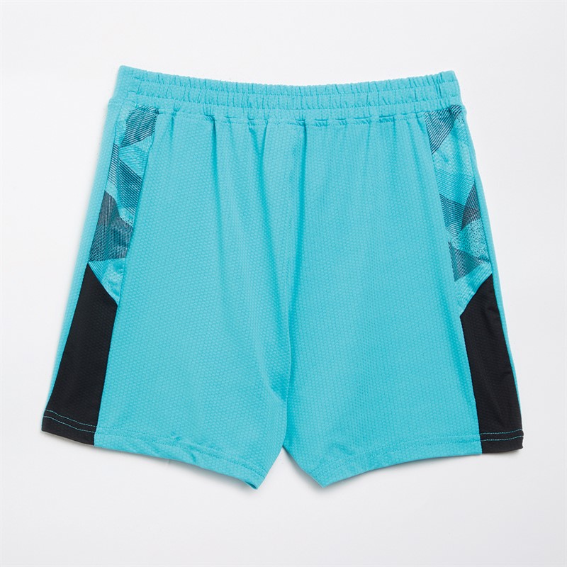 Castore Junior NUFC Newcastle United Pro Away Goalkeeper Shorts Scuba Blue/Caviar
