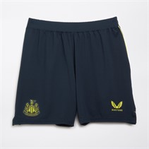Castore Mens NUFC Newcastle United Pro Third Alternate Shorts Carbon/Blazing Yellow
