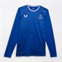 Castore Mens EFC Everton 24/25 Pro Home Long Sleeve Jersey Blue/White