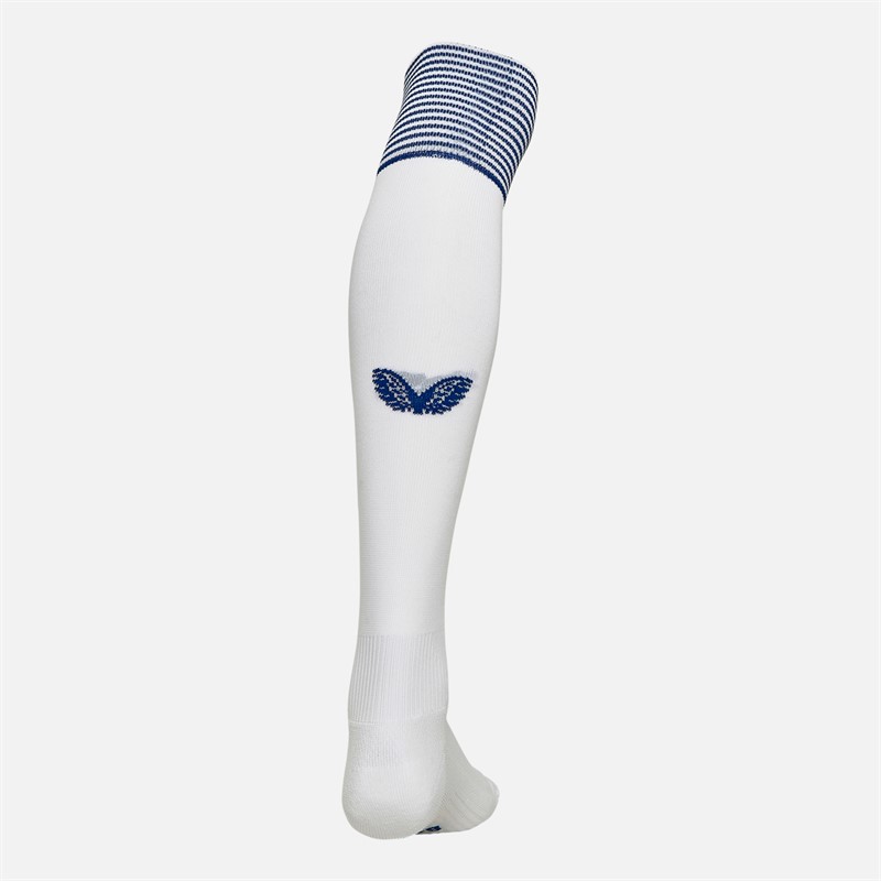 Castore Mens EFC Everton 24/25 Home Socks White/Blue