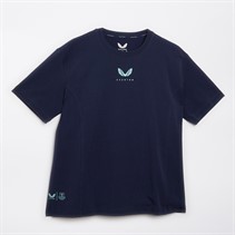 Castore Womens EFC Everton Travel Short Sleeve T-Shirt Navy