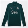 Castore Mens EFC Everton Pro 1/4 Zip Training Midlayer Top Botanical Gardens/Bayberry