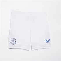 Castore Junior EFC Everton 24/25 Home Shorts White/Blue