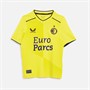 Castore Junior FR Feyenoord 23/24 Hjemme Målmandstrøje Blazing Yellow / Caviar