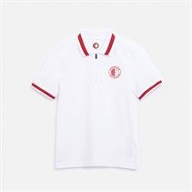 Castore Junior FR Feyenoord Classic Polo Strahlendes Weiss