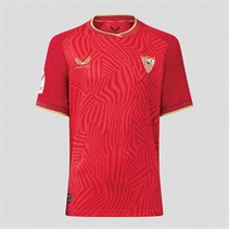 Castore Junior SFC Sevilla FC 23 / 24 Auswärts Trikot Rot / Chili Rot