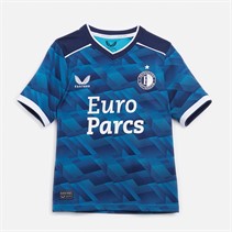 Castore Junior FR Feyenoord 23 / 24 Auswärts Trikot Peacoat / Brilliant White