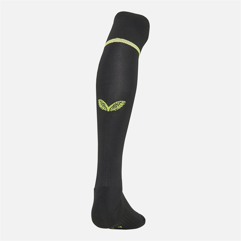 Castore FR Feyenoord Vierde Sokken Caviar / Acid Lime
