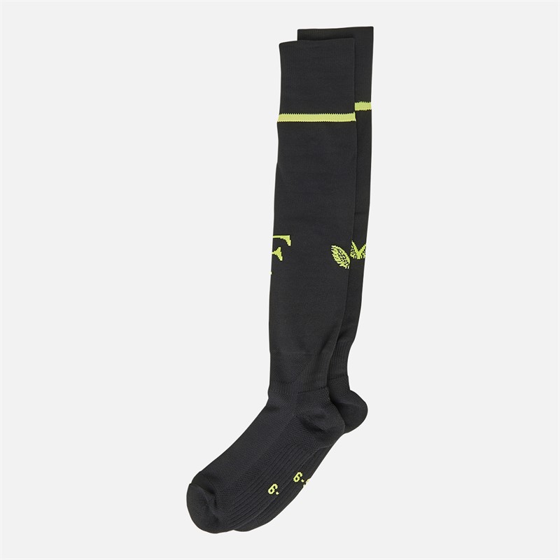 Castore FR Feyenoord Vierde Sokken Caviar / Acid Lime