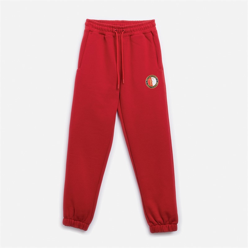 Castore Heren FR Feyenoord Eigentijdse Joggingbroek Helderrood - Maat M