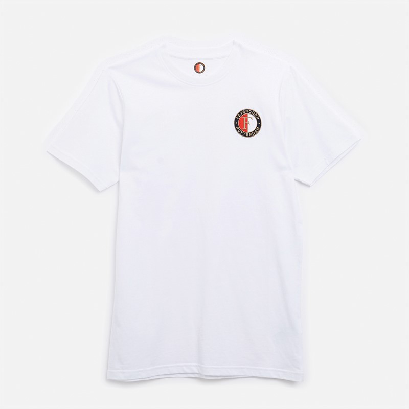 Castore T-shirt Homme FR Feyenoord Core Coton Blanc Brillant - Taille XL