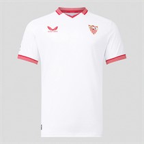 Castore Junior SFC Sevilla FC 23 / 24 Futbol Base Heim Trikot Brilliant Weiss