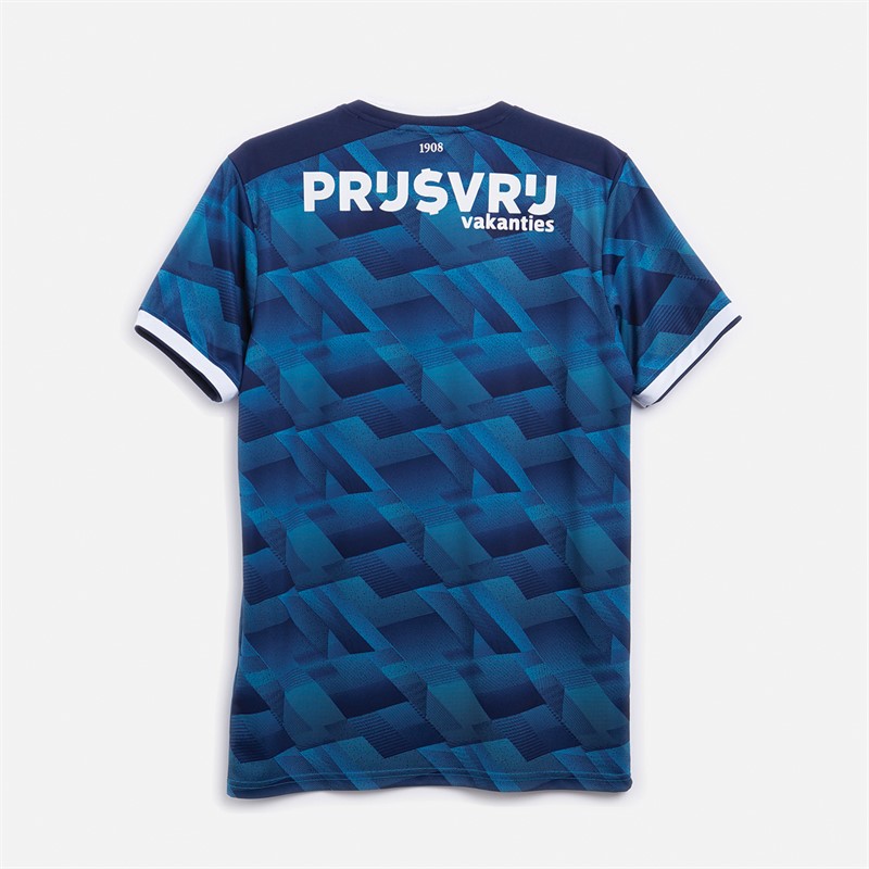Castore Herre FR Feyenoord 23/24 Udebanetrøje Peacoat/Brilliant Hvid