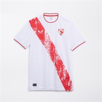 Castore Herren SFC Sevilla FC 23/24 Heim Trikot Brilliant Weiß / True Rot