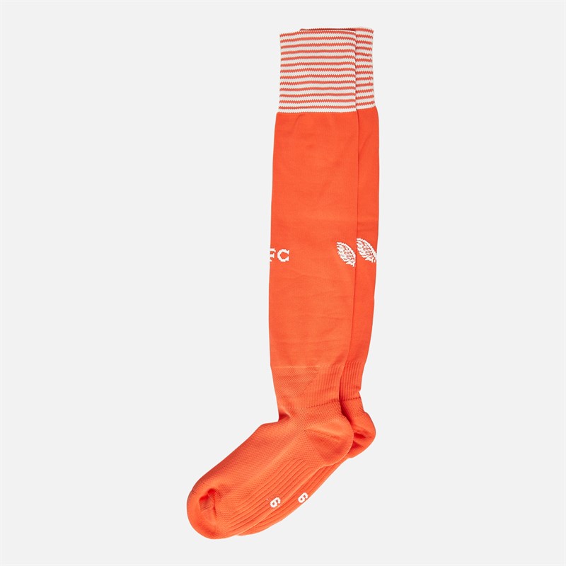 Castore SFC Sevilla FC 23 / 24 Third Keeper Sokken Hot Coral / Brilliant White
