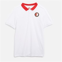 Castore Herren FR Feyenoord Heritage Piqué Polo Brilliant Weiss