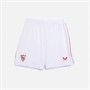Castore Heren SFC Sevilla FC 23 / 24 Voetbal Basis Thuis Short Brilliant White