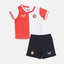 Castore Neugeborene r FR Feyenoord 23/24 Heim Baby Set Flame Scarlet/Caviar/Brilliant White