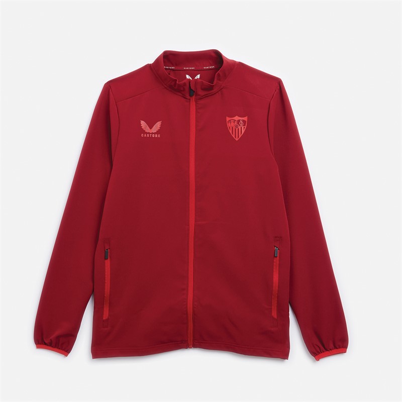 Castore Herre SFC Sevilla FC Rejsejakke Biking Rød
