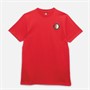 Castore Heren FR Feyenoord Core Katoenen T-Shirt Chinese Rood