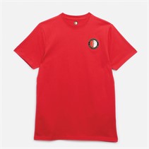 Castore FR Feyenoord Core bawełniany T-shirt dla niego kolor chińska czerwień