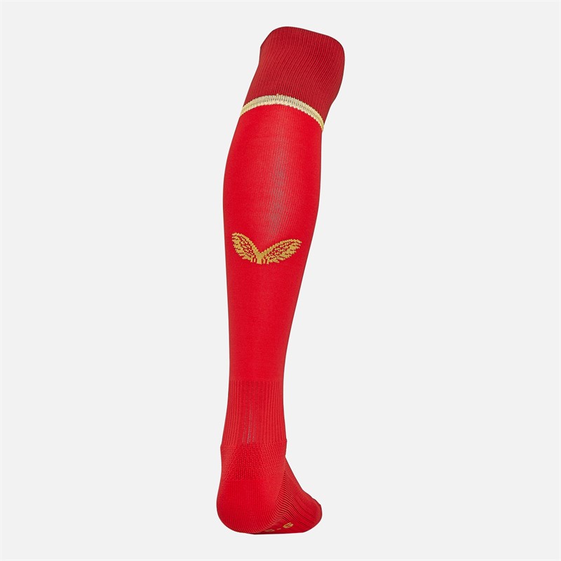 Castore SFC Sevilla FC 23/24 Uit Sokken True Red / Chili Red