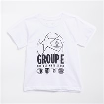 Castore T-Shirt dla dziecka FR Feyenoord z nadrukiem grupa Liga Mistrzów UEFA mecz design kolor biały