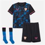 Castore Junior SFC Sevilla FC 23 / 24 Tredje spædBørn Sæt Caviar / Magenta