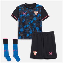 Castore Junior SFC Sevilla FC 23 / 24 Third Säuglingsset Kaviar / Magenta