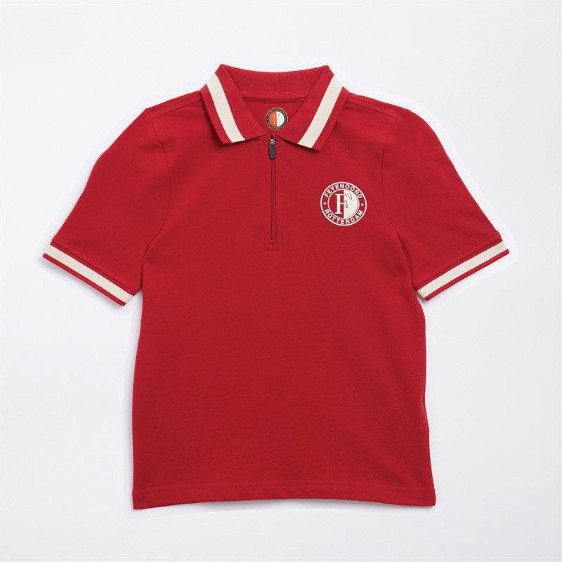 Castore Junior FR Feyenoord Classic Polo Savvy Rød
