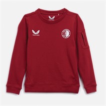 Castore bluza dresowa dla dziecka Feyenoord Lifestyle kolor pomidorowy