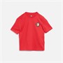 Castore Junior FR Feyenoord Core Bomulds T-Shirt Kinesisk Rød