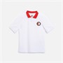 Castore Junior FR Feyenoord Heritage Pique Polo Briljant Wit