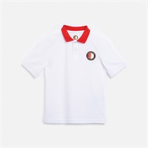 Castore Junior FR Feyenoord Heritage Pique Polo Strahlendes Weiss