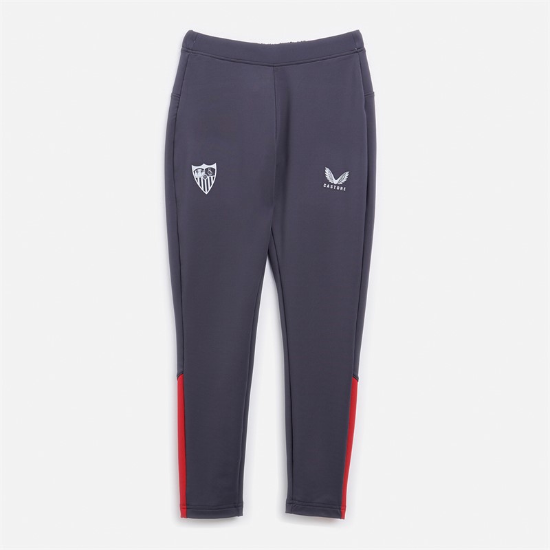 Castore Junior SFC Sevilla FC Spiller Trænings Track Bukser Ebony