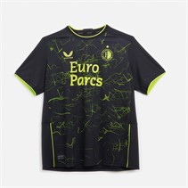 Castore FR Feyenoord 23/24 koszulka czwarta dla niego kolor kawior/limonkowy