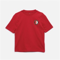 Castore FR Feyenoord Core Cotton T-Shirt dla dziecka kolor Savvy Red