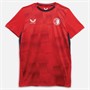 Castore Herre FR Feyenoord Spiller Trænings T-shirt Barbados Cherry / Caviar