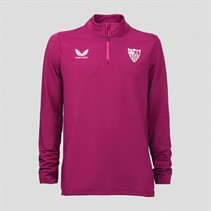 Castore SFC Sevilla FC Players 1/4 Top na suwak dla niego kolor magenta fioletowy/festiwalowy fuksja