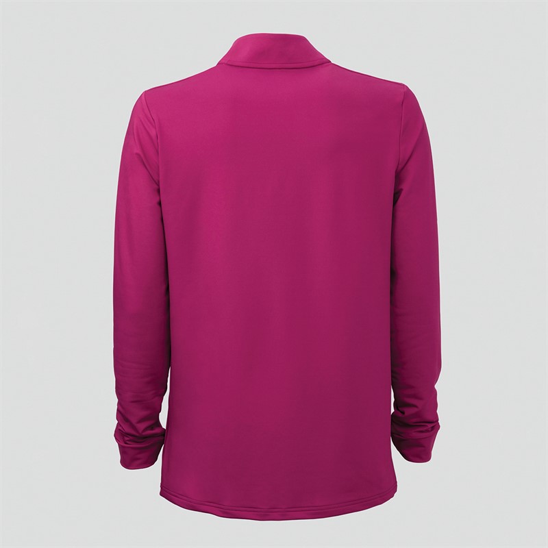 Castore Herre SFC Sevilla FC Spiller 1/4 Lynlås Top Magenta Lilla / Festival Fuschia