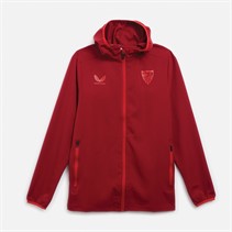 Castore Podróżna kurtka z kapturem SFC Sevilla FC dla niego kolor czerwony