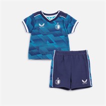 Castore Baby FR Feyenoord 23 / 24 Away Babies Kit Peacoat / Brilliant White