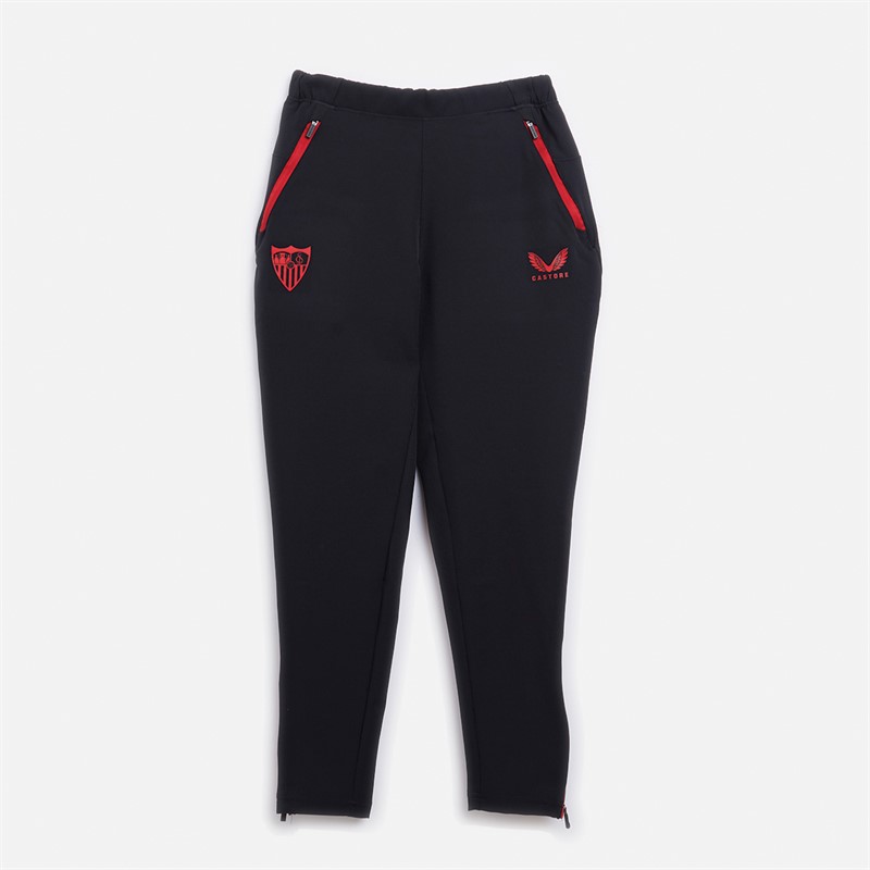 Castore Herre SFC Sevilla FC Rejse Bukser Caviar - Størrelse XL