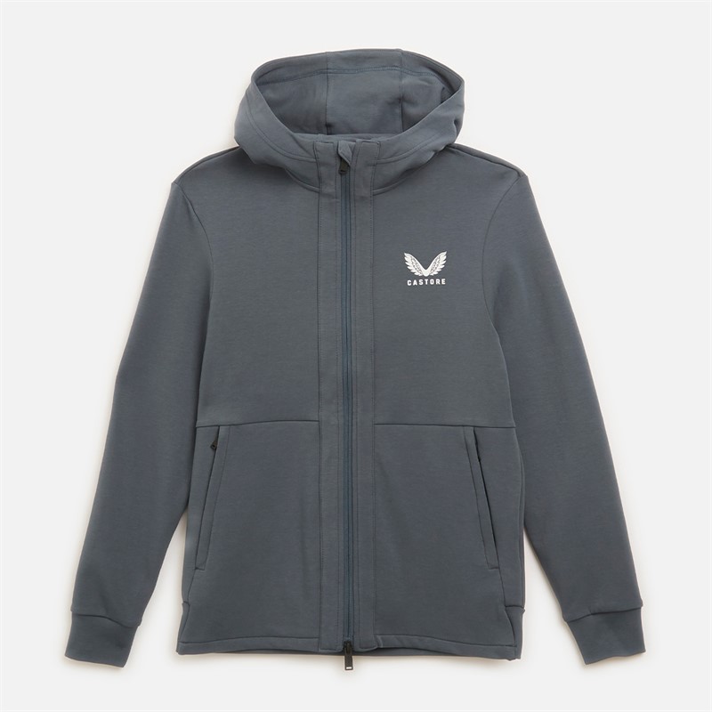 Castore Womens Hooded Travel Jacket Dark Slate