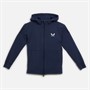 Castore Junior Boys Hooded Travel Jacket Peacoat