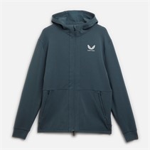 Castore Mens Hooded Travel Jacket Dark Slate
