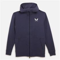 Castore Mens Hooded Travel Jacket Peacoat