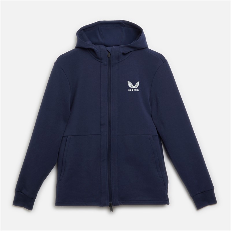 Castore Womens Hooded Travel Jacket Peacoat